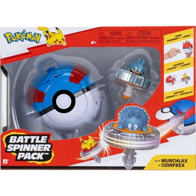 Pokémon Battle Spinner Munchlax med Great Ball (PKW4938)