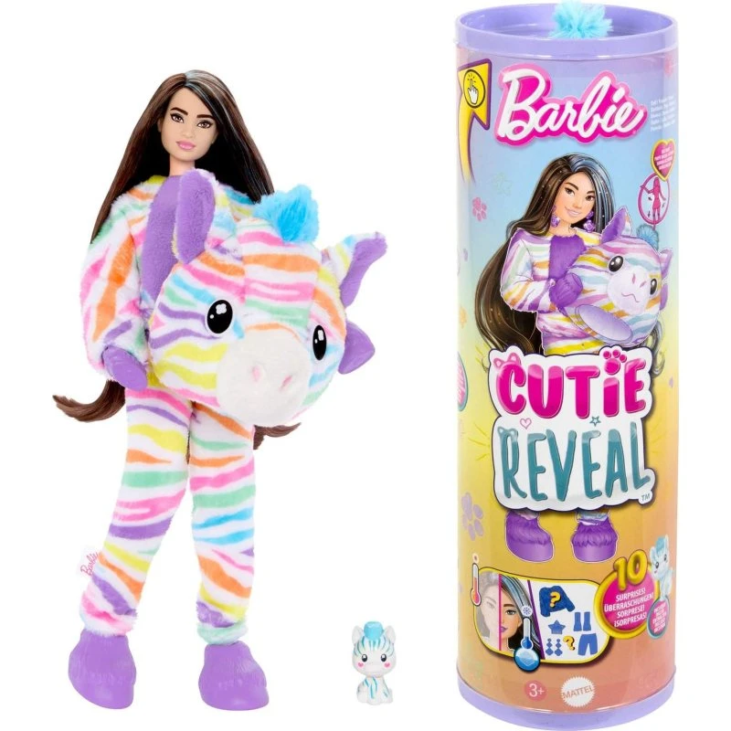 Barbie Cutie Afslør Farvedrømme Zebra