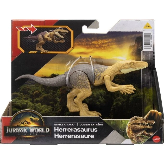 Jurassic World Rebirth Strike Attack - Herrerasaurus