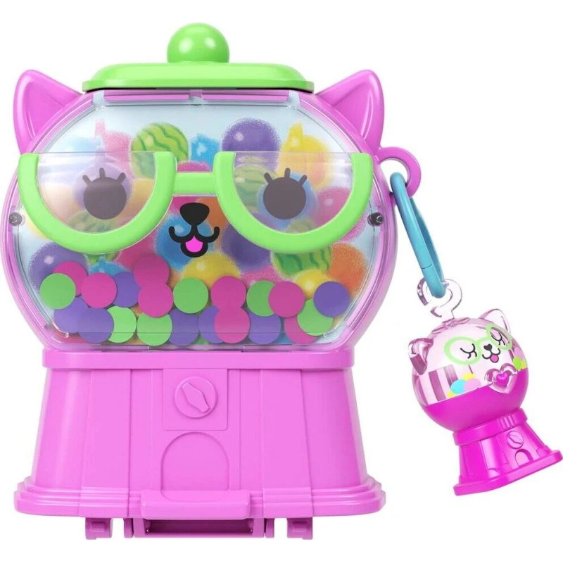 Polly Pocket Tyggegummikillingeæske med kæledyrskat