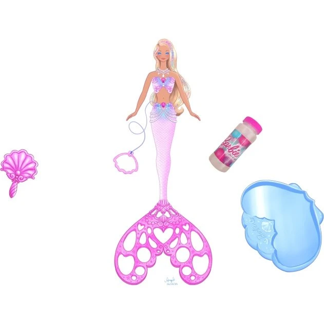 Barbie Bubbletastic Havfrue JLW56 med boblefunktion