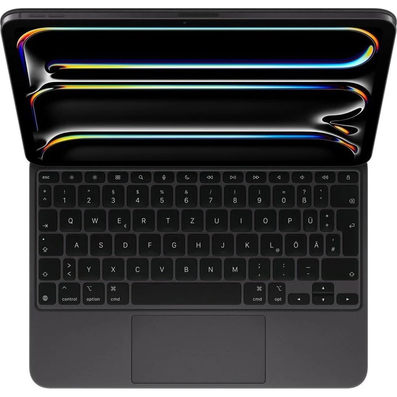 Apple Magic Keyboard Tastaturcover QWERTZ, sort til 11-tommer iPad Pro (M4)