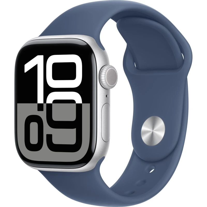 Apple Watch Series 10 42 mm Blå Sølv (GPS + Cellular)
