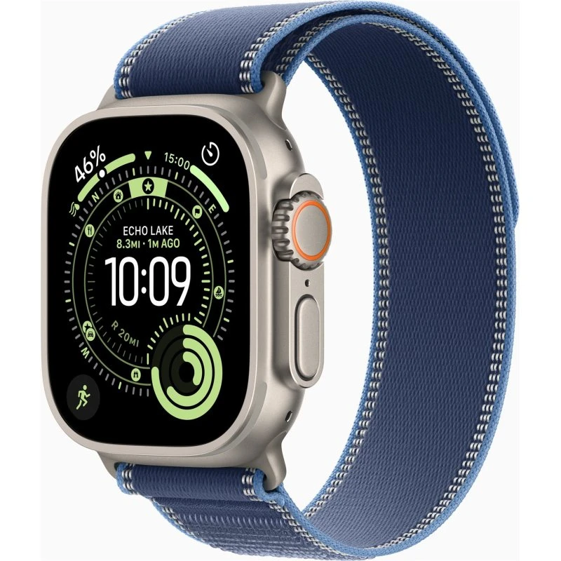 Apple Watch Ultra 3 49 mm Blå Grå Titanium