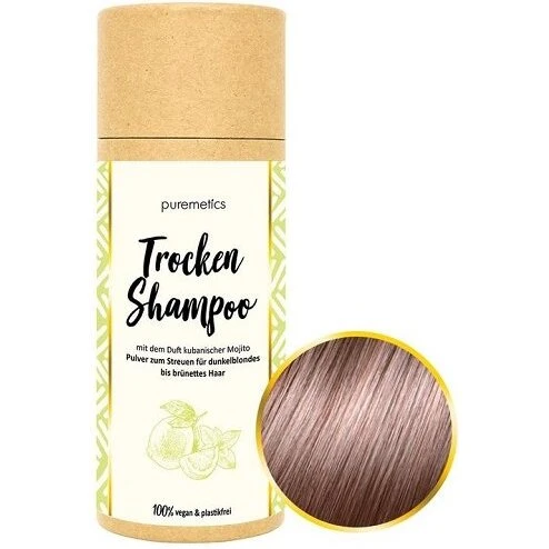 puremetics Vegansk tørshampoo til mørkeblond & brunt hår (Mojito)