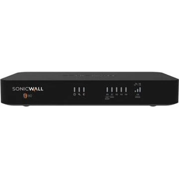 SonicWall TZ80 5-port Desktop Sikkerhedsudstyr med 3 Års Service