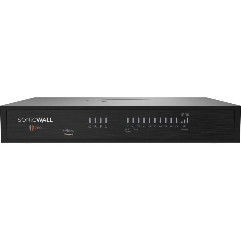 SonicWall TZ280 Gen 8 Desktop - Wi-Fi 6, 1GbE