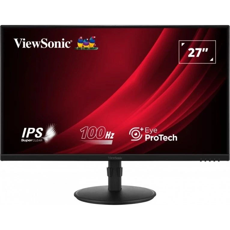 ViewSonic VG2708A-MHD 27" IPS Skærm, 100 Hz, Sort