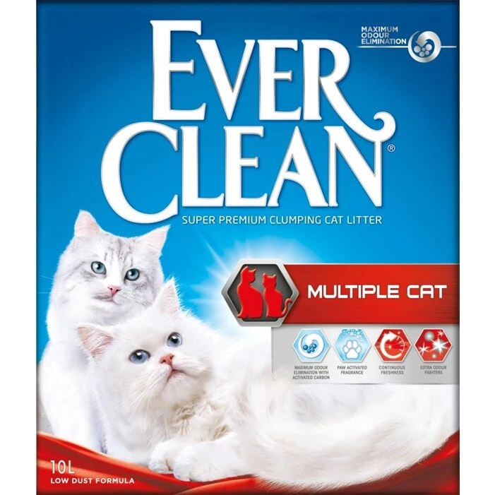 Ever Clean Multiple Cat kattegrus 10 L