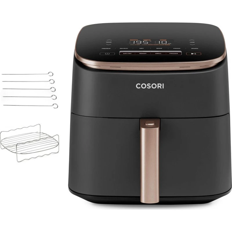 Cosori Turbo Blaze Chef Edition Airfryer 6 L sort/rosaguld