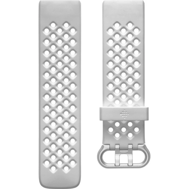 Fitbit Charge 4/3 Sportsarmbånd Hvid (L)