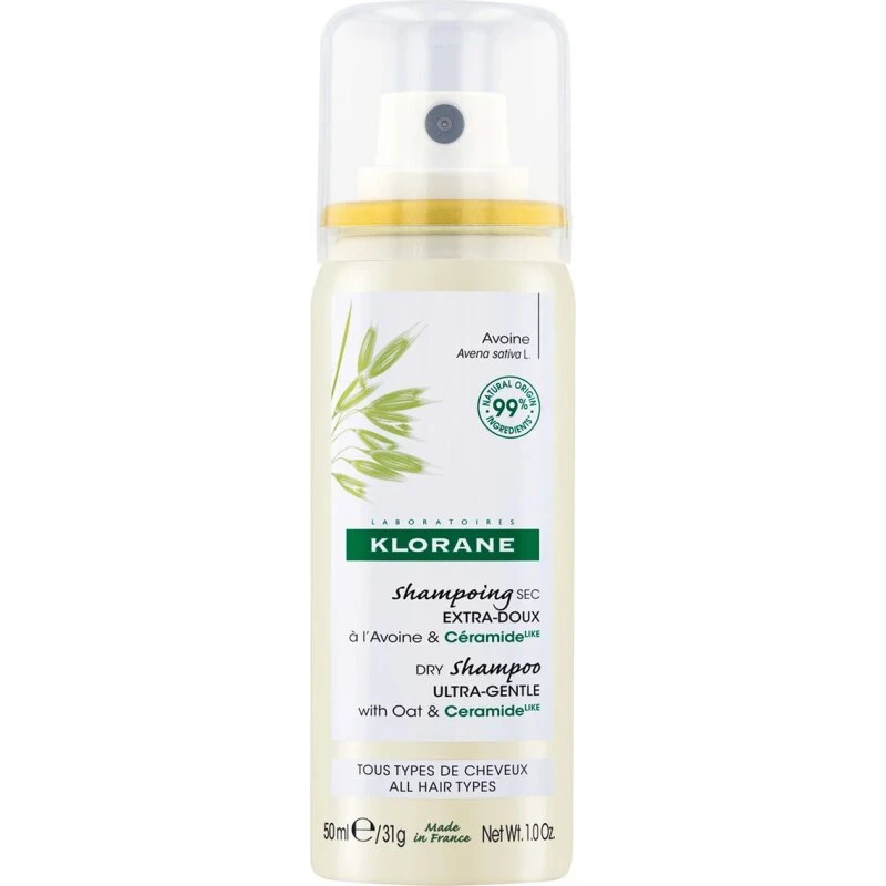 Klorane Ultra-Gentle tørshampoo med havremælk 50 ml
