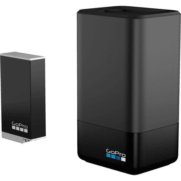 GoPro MAX Dubbel Laddere + Enduro-batteri