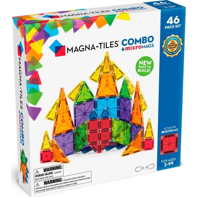 Magna-Tiles microMAGS Combo 46 stk