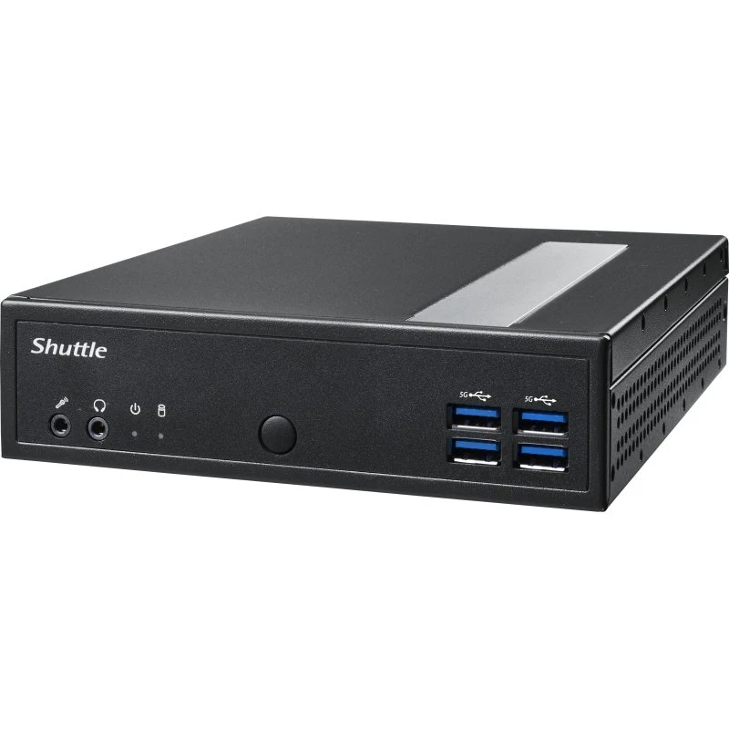 Shuttle DL40N Mini PC Barebone, 1,35 L, Intel N150, Sort