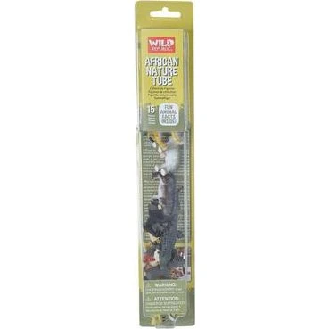Wild Republic Nature Tubes African – 10-18 stk, genanvendelig emballage