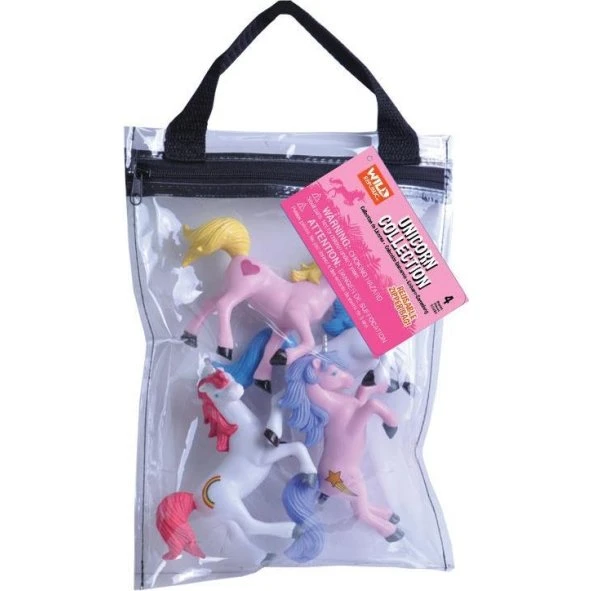 Wild Republic Zipper Polybag Unicorn – Bærbar leg med lynlås
