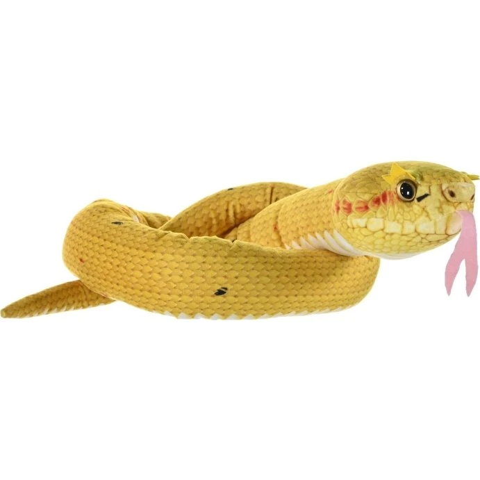 Wild Republic Eyelash Viper Gul 137 cm Plysslange