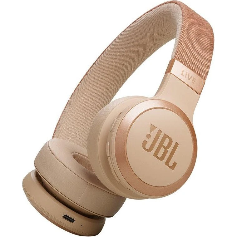 JBL Live 670NC On-Ear Hovedtelefoner - Sandstone
