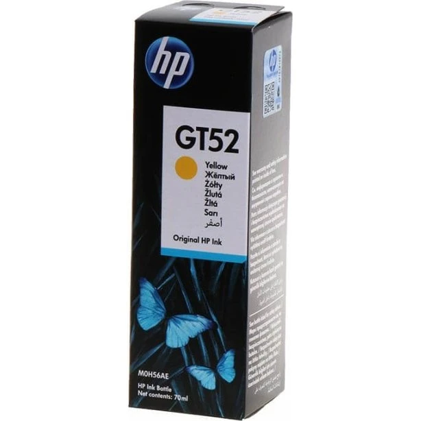HP GT52 Gul Blækrefill M0H56AE 70 ml