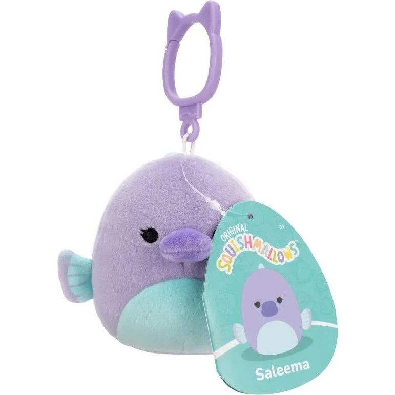 Squishmallows Saleema Paddlefish Nøglering 9 cm