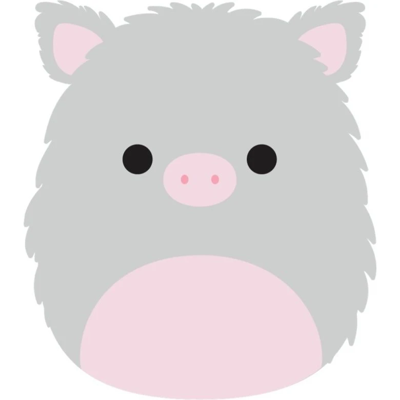 Squishmallows Fuzz A Mallows Bessa Pig 50 cm