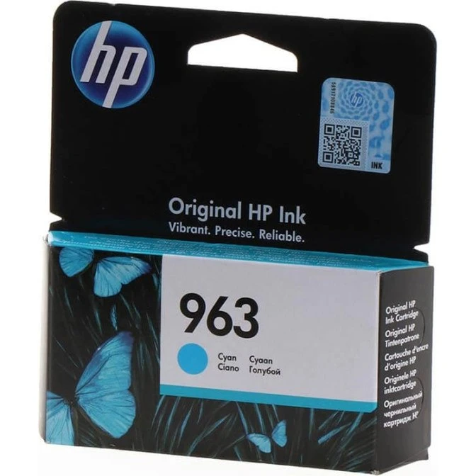 HP 963 Cyan Blækpatron (700 sider)