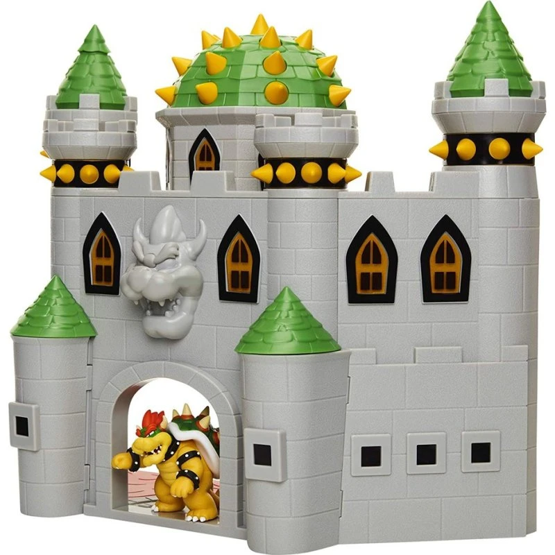 Jakks Nintendo Bowser Slot Legesæt med Figur – 3+ år – 19 dele