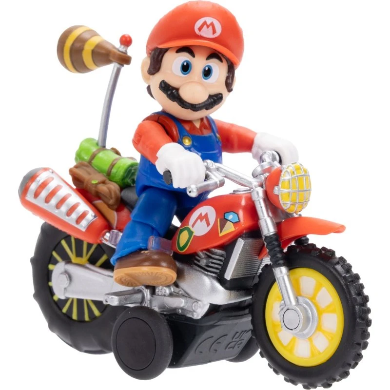 Super Mario Galaxy Movie Mario med Køretøj – 6 cm Figur