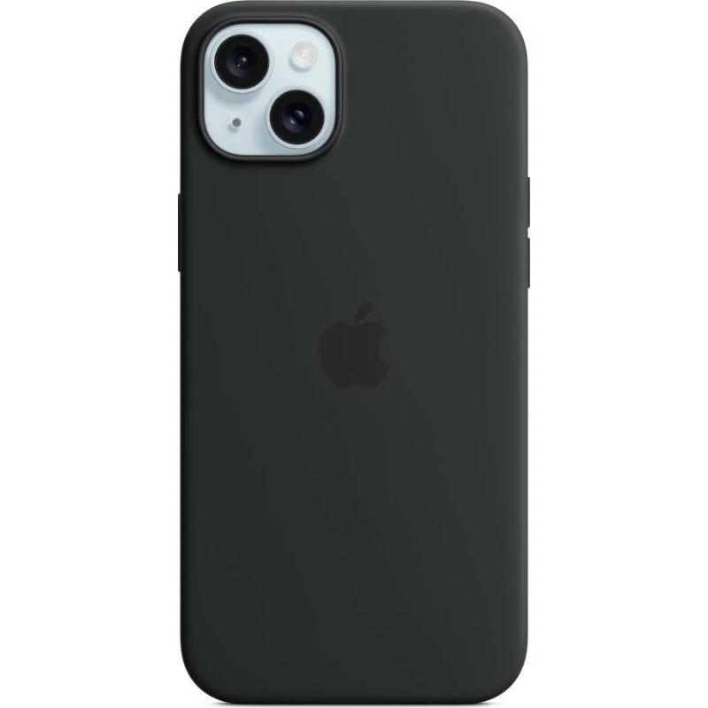 Apple iPhone 15 Plus MagSafe Silicone Case, Sort