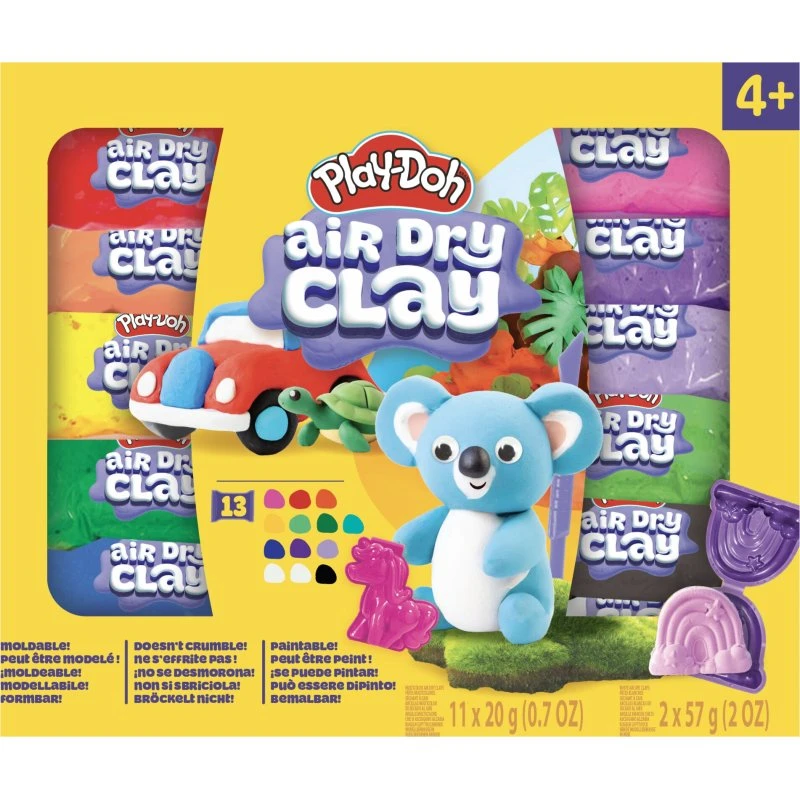 Play-Doh Lufttørrende Ler Sæt 13 Farver