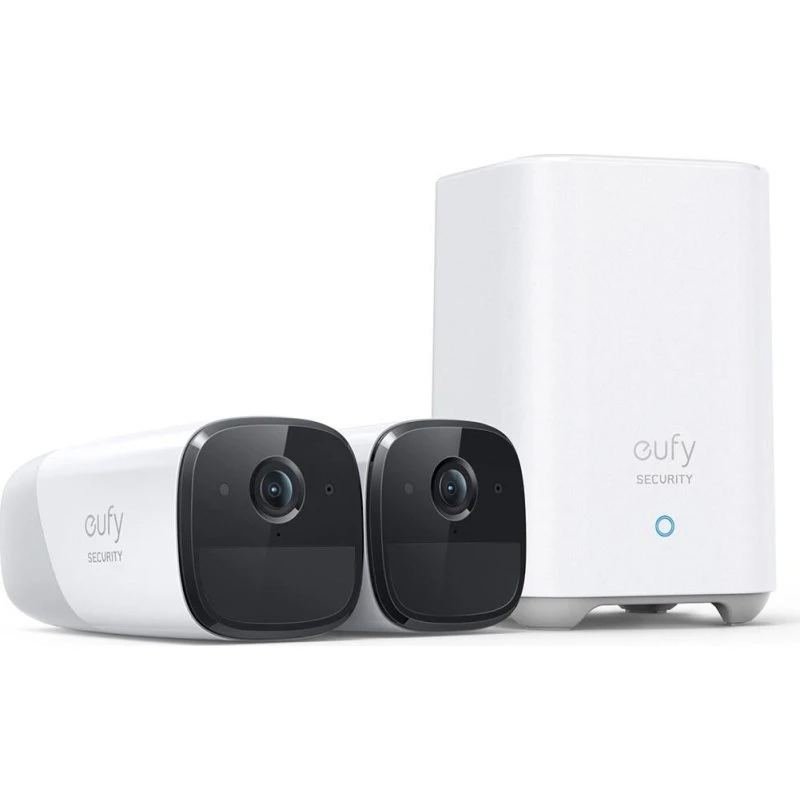Eufy Security eufyCam 2 Pro 2K 2-kamera sæt med batteri