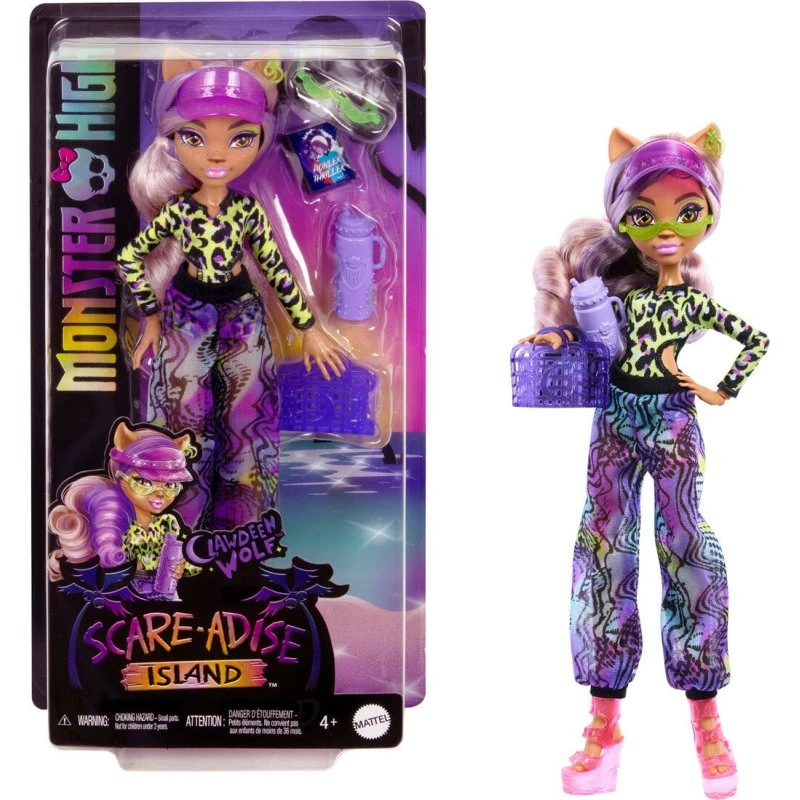 Monster High Scare-adise Island Clawdeen Wolf Dukke (218-2503)
