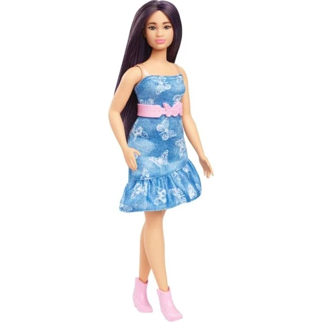 Barbie Fashionista Dukke – Denim Sommerfuglekjole, 3+ år