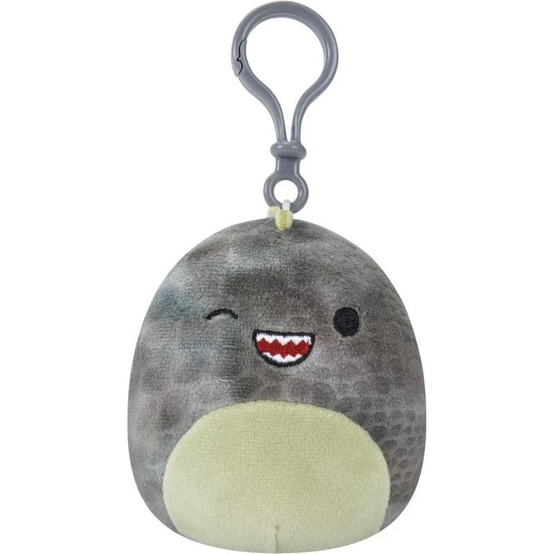 Squishmallows Xander den vinkende grå T-Rex 9 cm Clip-On