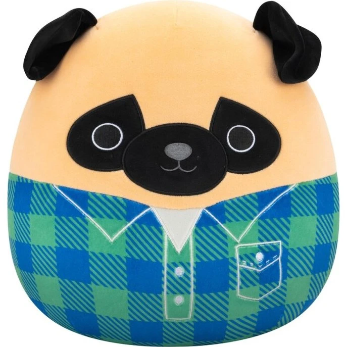 Squishmallows Prince Mops Bamse, 30 cm, 3+ år