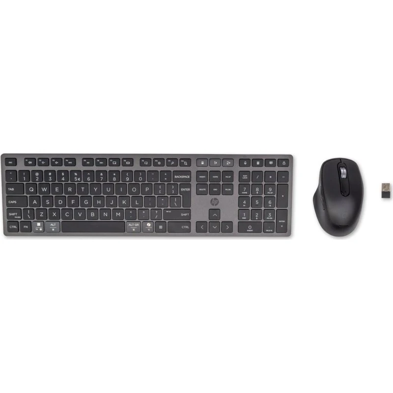 HP 720 Genopladeligt Trådløst Tastatur & Mus Sæt - Sort