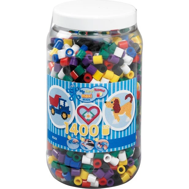 Hama Maxi Perler 1400 stk. alm. mix