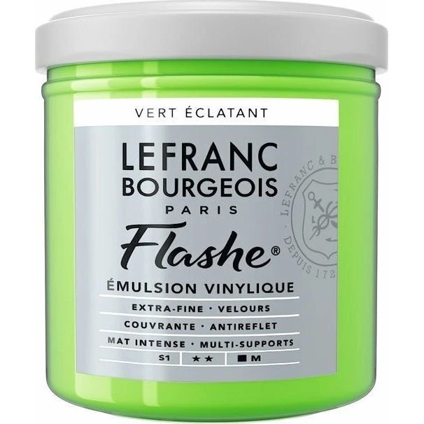 Lefranc & Bourgeois Flashe Akrylmaling Bright Green 125 ml