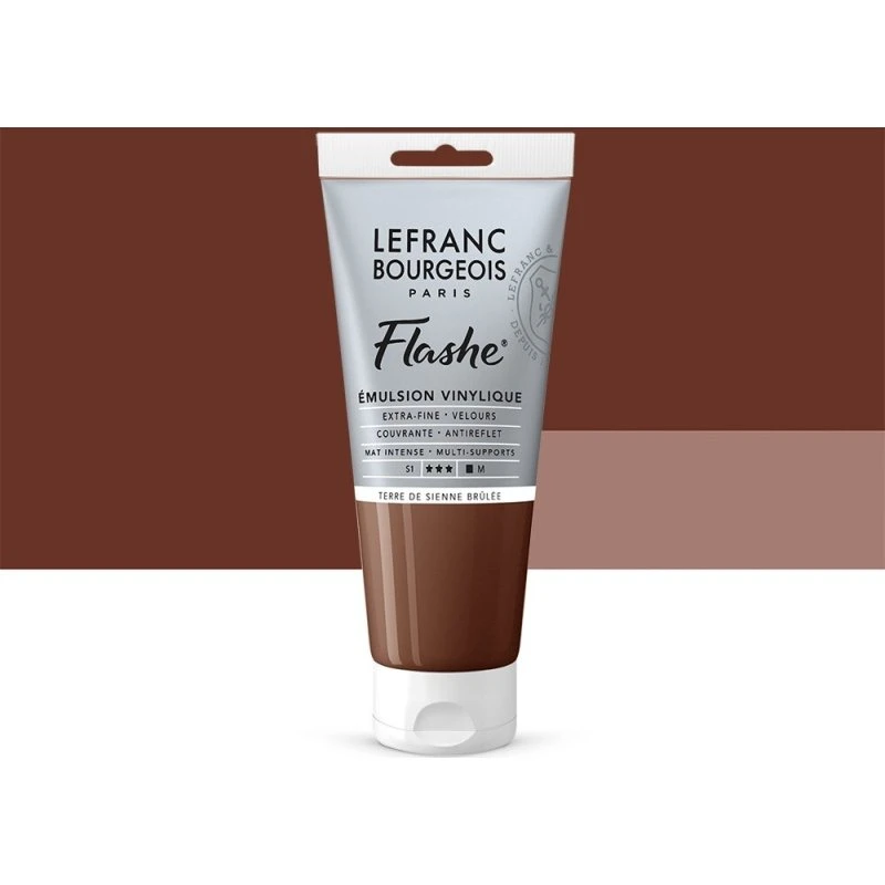 Lefranc & Bourgeois Flashe Akryl, Burnt Sienna 80 ml