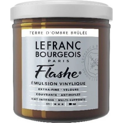 Lefranc Bourgeois Flashe Akryl Burnt Umber 125 ml