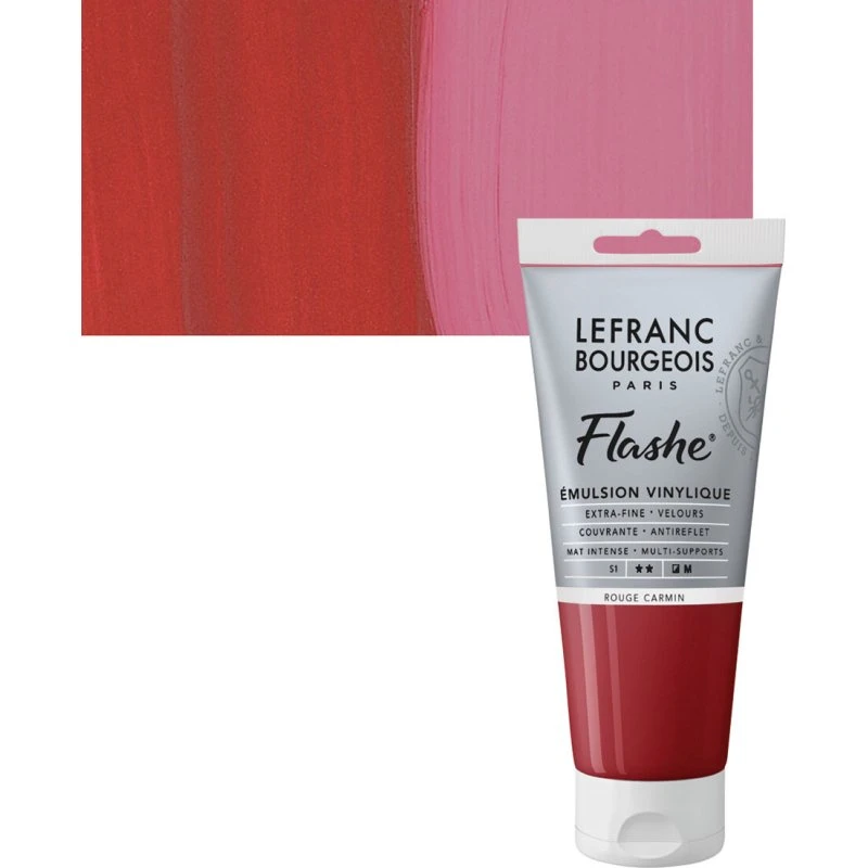 Lefranc & Bourgeois Flashe Akryl, Carmine Red 80 ml