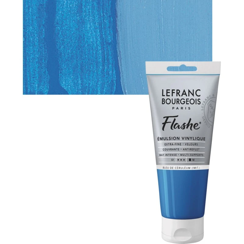 Lefranc & Bourgeois Flashe Akryl Cerulean Blue 80 ml