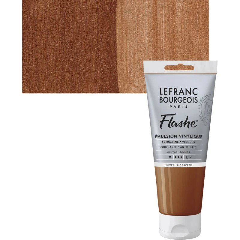 Lefranc & Bourg. Flashe Akryl, Kobber Iridescent 80 ml