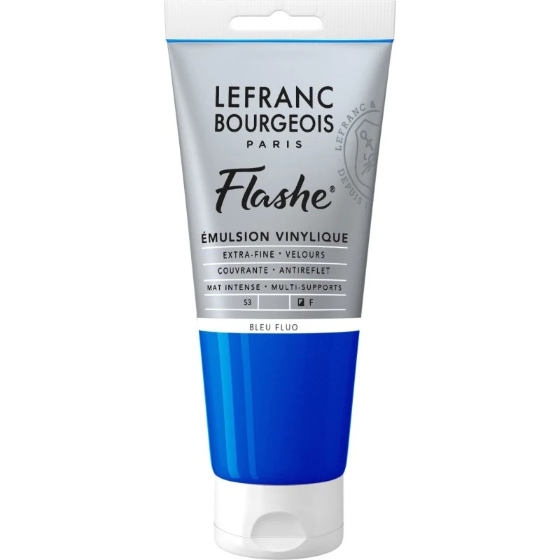 Lefranc & Bourgeois Flashe Akrylmaling - Fluorescent Blue 80 ml