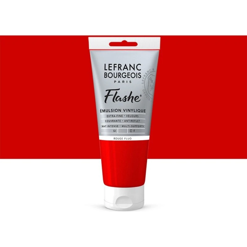 Lefranc & Bourgeois Flashe Akryl Fluorescent Red 80 ml