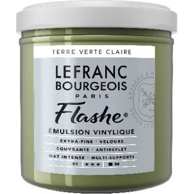 Lefranc Bourgeois Flashe Akryl, Light Green Earth, 125 ml
