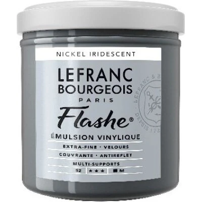 Lefranc Bourgeois Flashe Akryl, Nickel Iridescent, 125 ml
