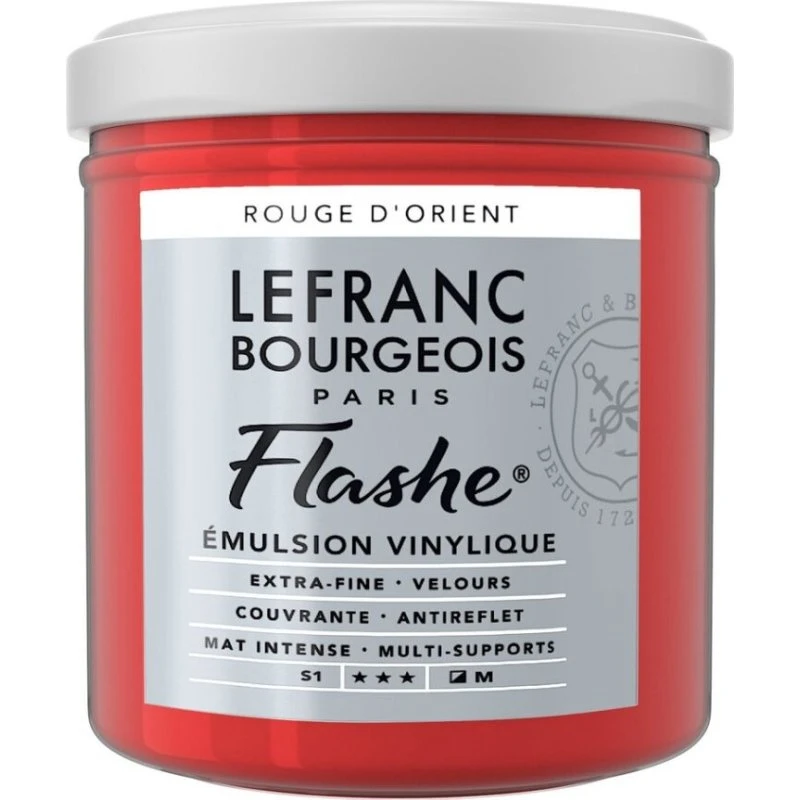 Lefranc & Bourgeois Flashe Akryl, Oriental Red 125 ml