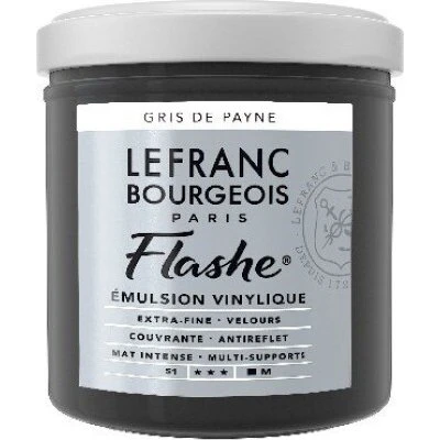 Lefranc & Bourgeois Flashe Akryl, Payne's Grey 125 ml